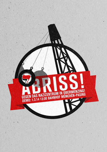 Flyer der Antifa NT